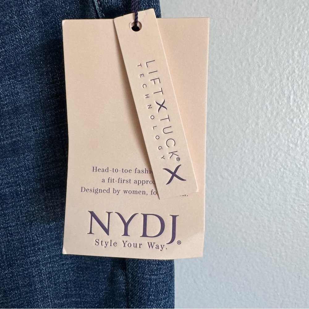 NYDJ Women's Barbara Bootcut, Side Slits Olympus Jeans 30” inseam Size 12 NEW - Picture 13 of 15